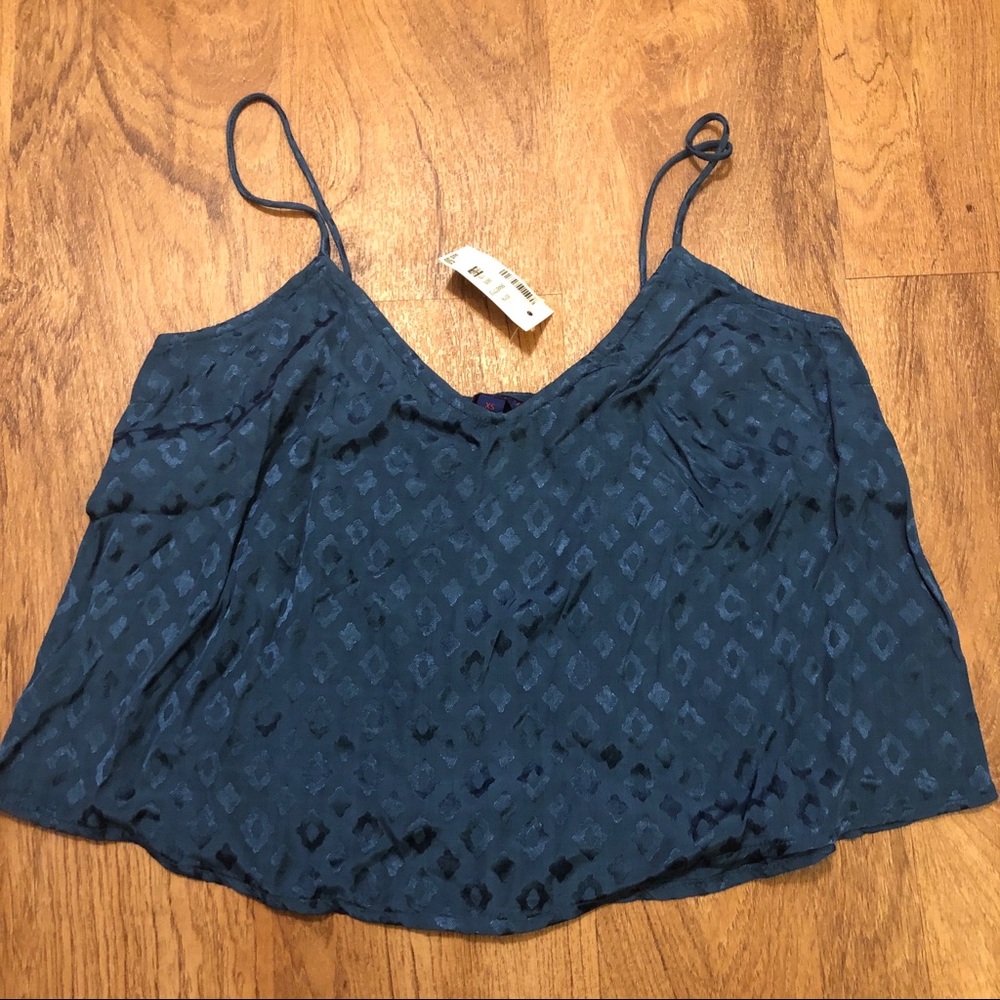 Aeropostale’s Metallic Blue Crop Top
